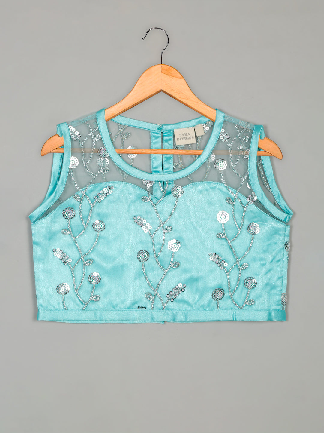 Embroidered work Lehenga Choli - Blue