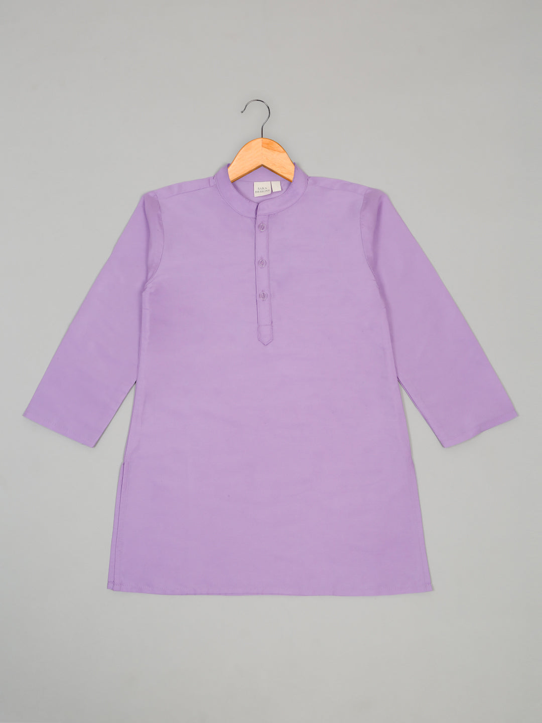 Kurta Pajama With Embroidered Nehru Jacket – Lavender