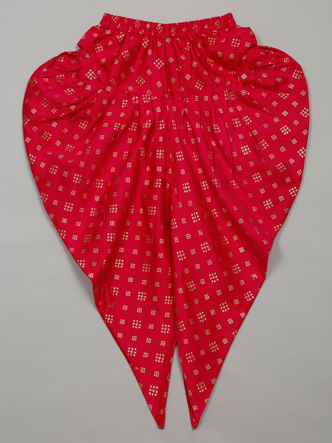 Foil Print Kurta Dhoti & Dupatta