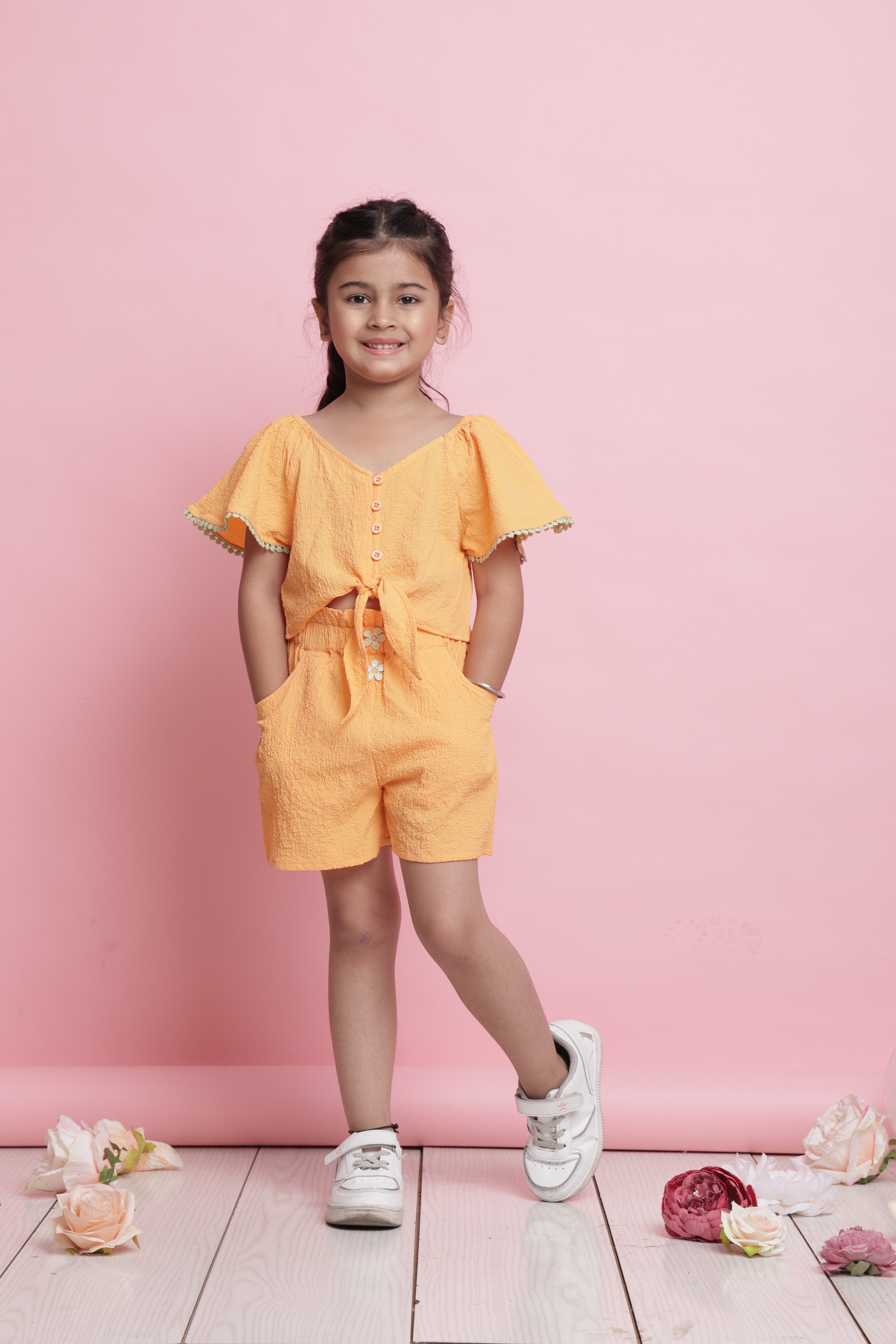 Shirt & Short - Orange