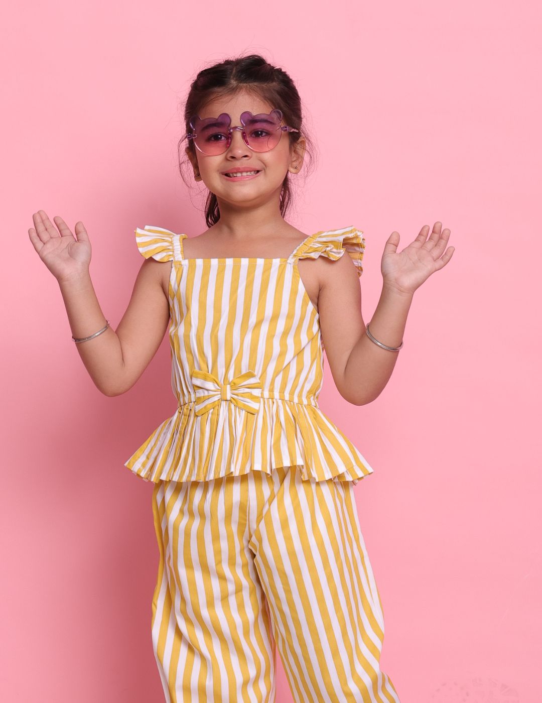 Sleeveless Striped Co-ord Set