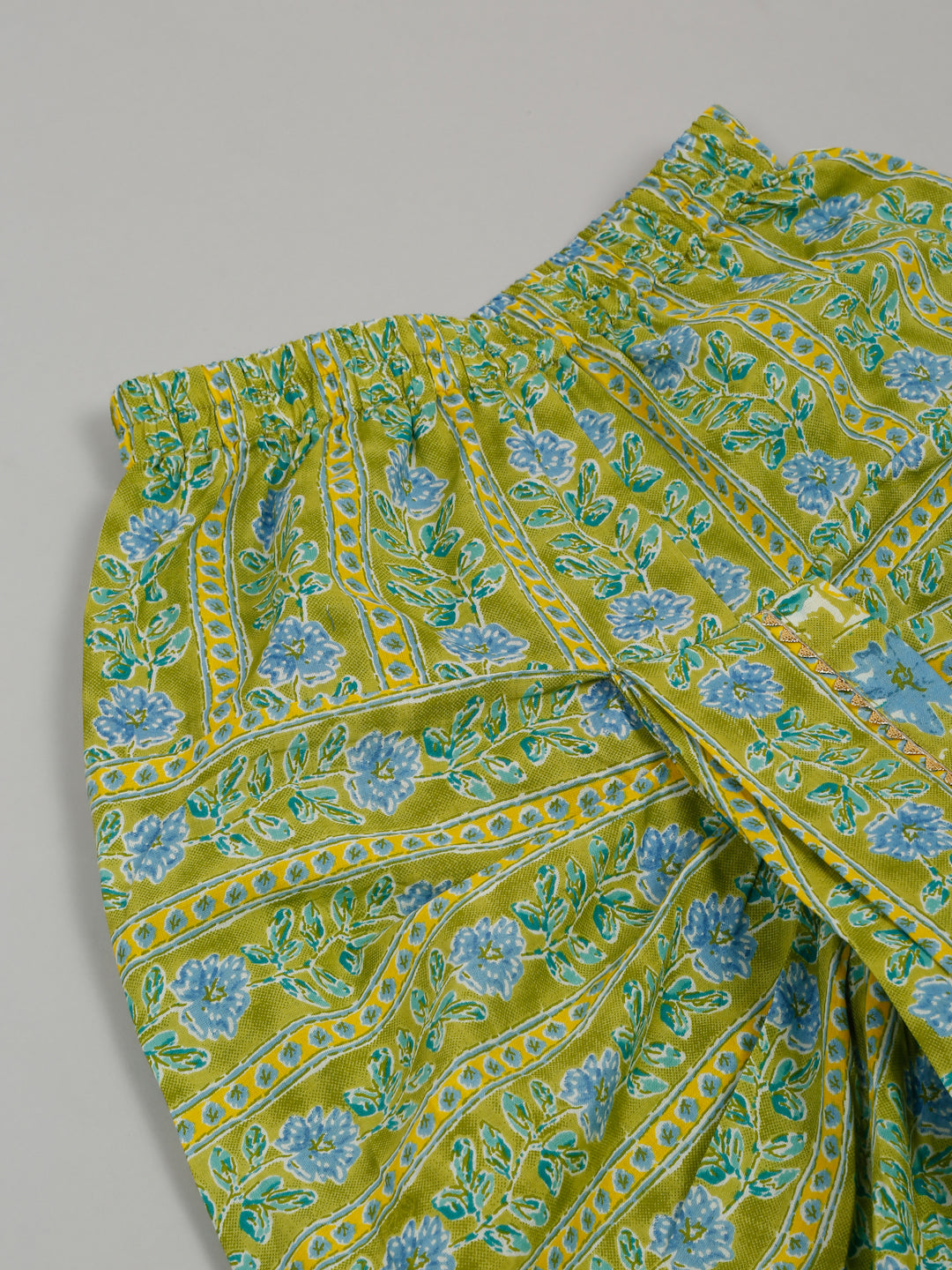 Boys Floral Printed Kurta with Dhoti