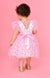 Saka Designs Pink Girl's Above Knee Dress