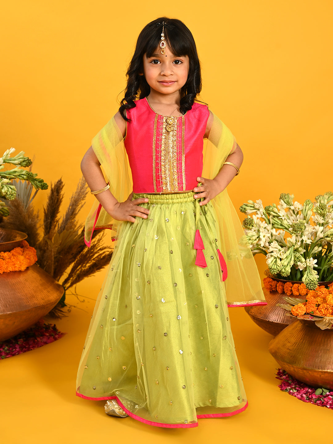 saka-designs-girl-neon-green-and-magenta-lehenga-choli-with-dupatta-1