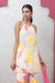 SAKA DESIGNS Pink & Yellow Tie-Dye Sleeveless Kurta and Sharara Set with Dupatta for Women