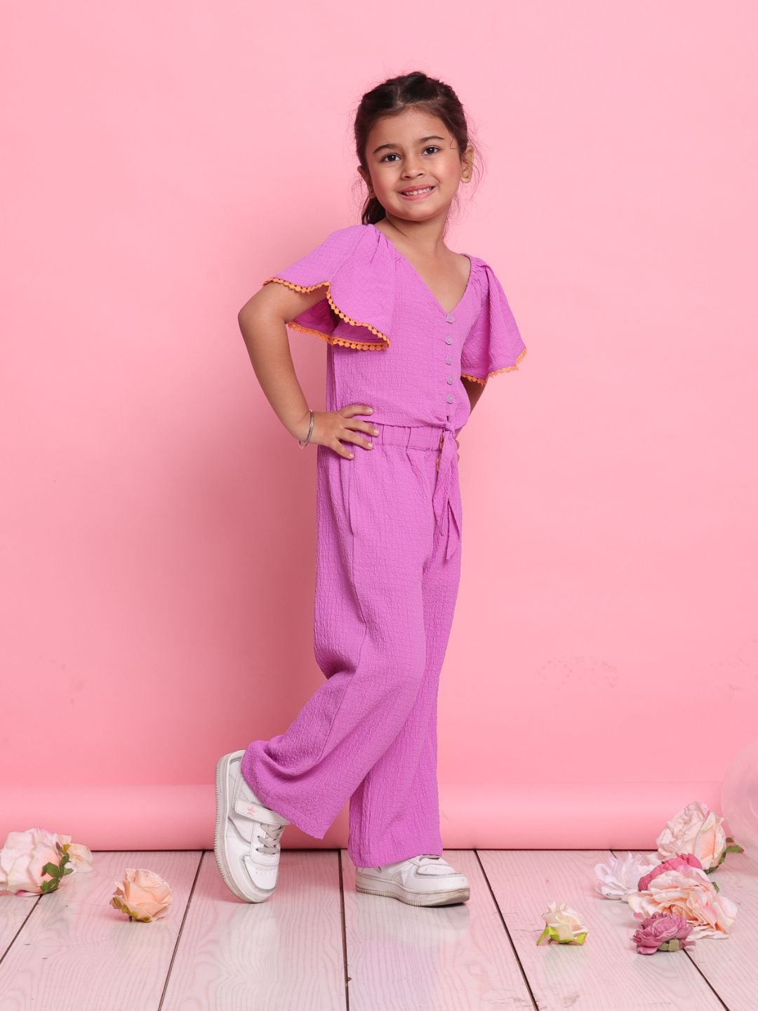 girls-lilac-co-ord-set-with-flared-sleeves-wide-leg-pants-trendy-summer-outfit