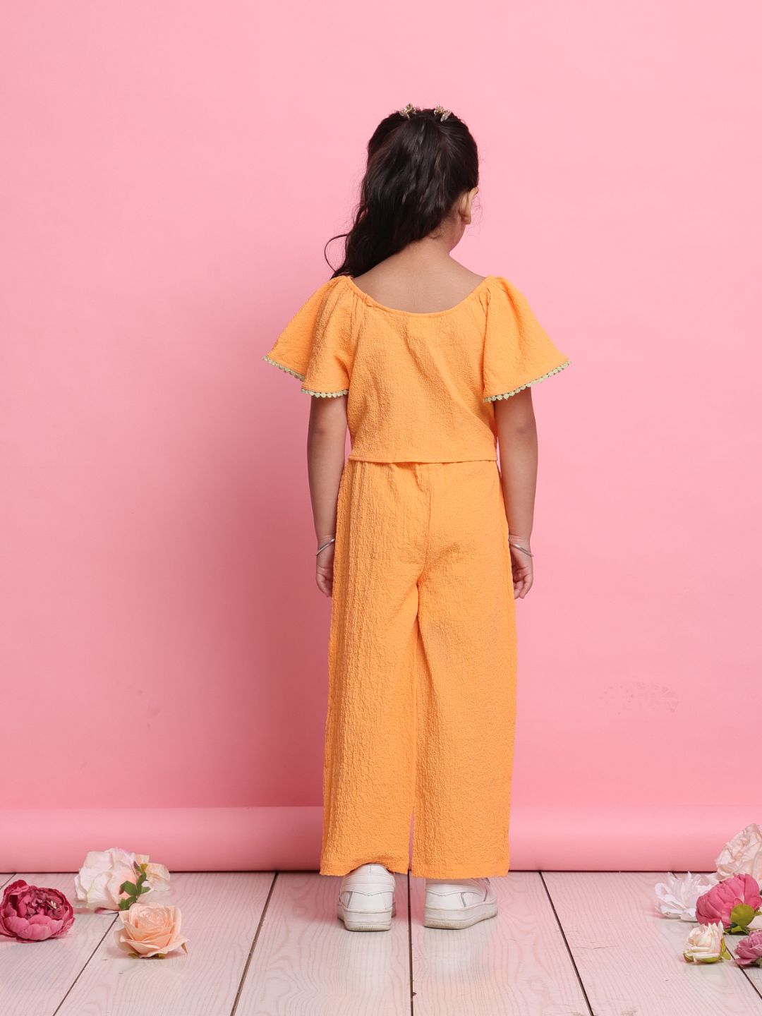orange-girls-co-ord-set-with-flared-sleeve