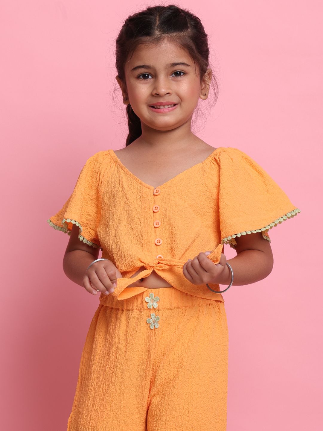 orange-girls-co-ord-set-with-flared-sleeve
