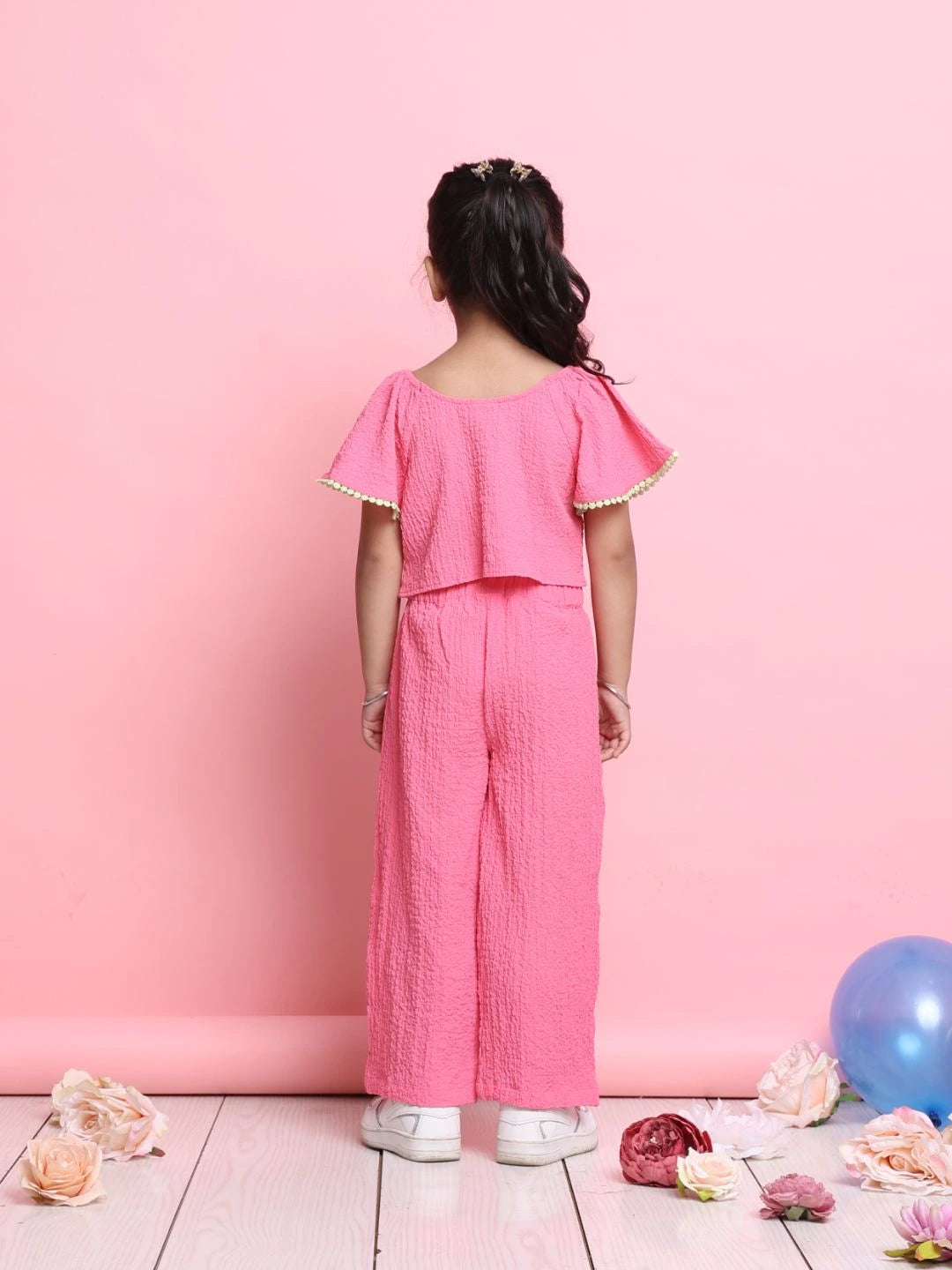 pink-girls-co-ord-set-flared-sleeve