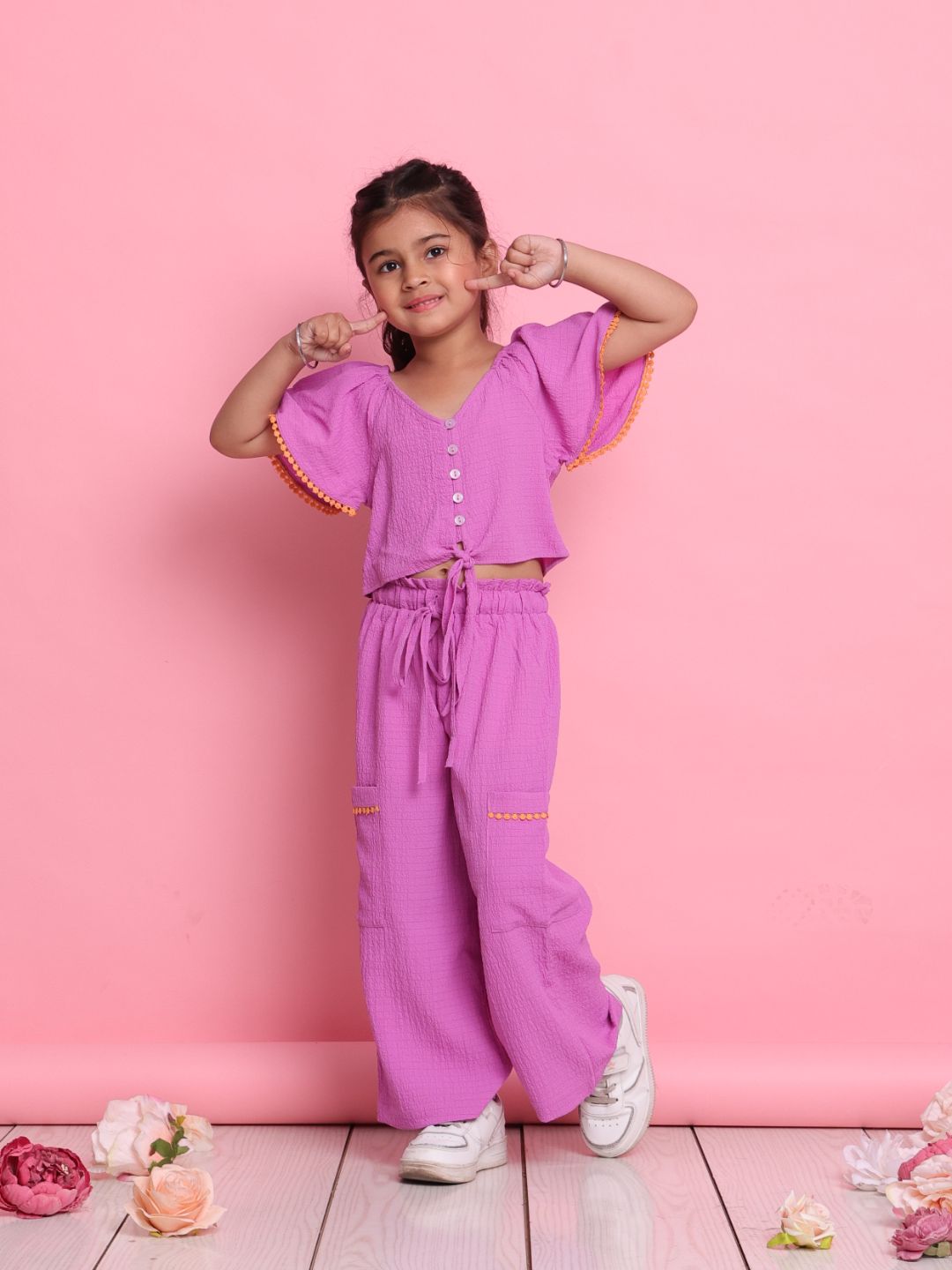 girls-lilac-co-ord-set-front-knot-button-top-relaxed-fit-trousers-summer-fashion-for-kids