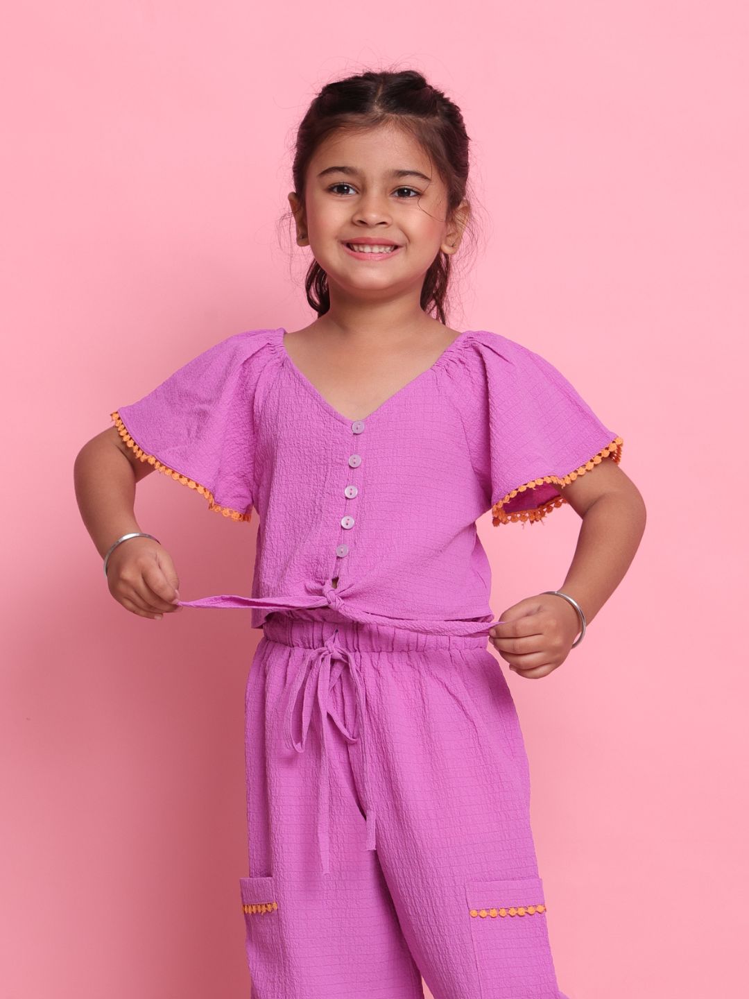girls-lilac-co-ord-set-front-knot-button-top-relaxed-fit-trousers-summer-fashion-for-kids