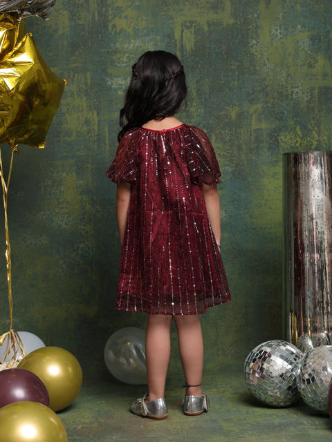girls-maroon-sequin-party-frock-elegant-occasion-dress-by-saka-designs