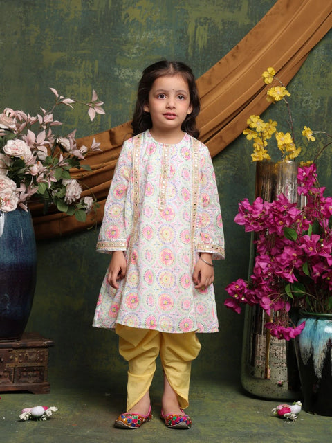 pastel-printed-kurta-with-yellow-churidar-for-girls-full-sleeve-ethnic-set-saka-designs
