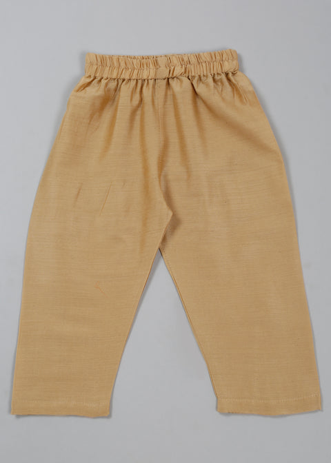 saka-designs-boys-beige-kurta-pajama-with-blue-printed-jacket-ensemble