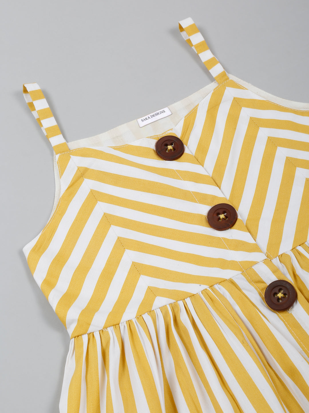 saka-designs-pure-cotton-striped-yellow-white-shoulder-straps-a-line-dress