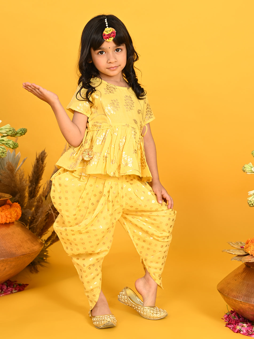 saka-designs-yellow-with-gold-print-dhoti-jhabala-1