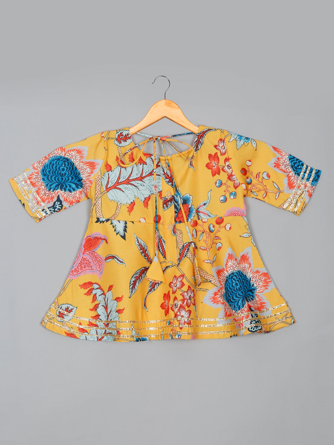 saka-designs-floral-yellow-sharara-kurta-for-girls-1