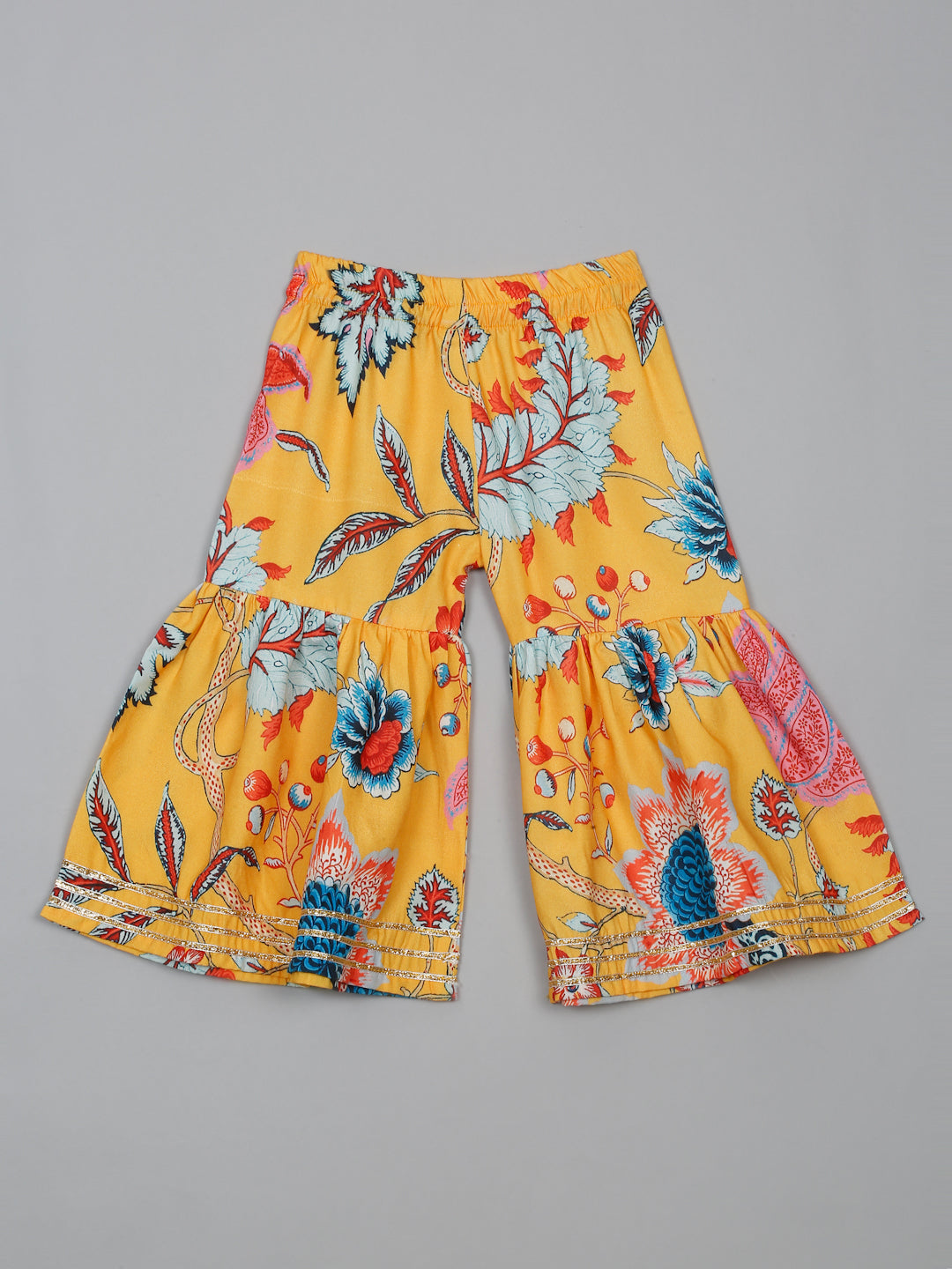 saka-designs-floral-yellow-sharara-kurta-for-girls-1