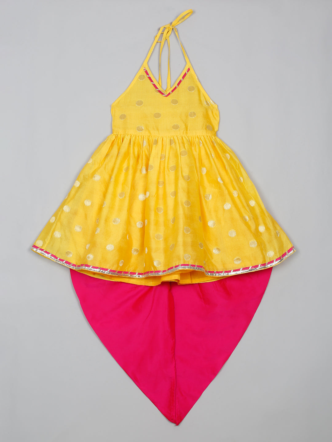 saka-designs-yellow-and-magenta-halter-neck-dhoti-jhabla-2