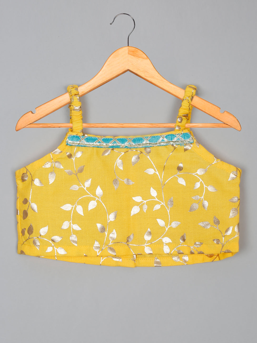 saka-designs-square-neck-foil-printed-lehenga-choli-with-dupatta-for-girls-yellow-1