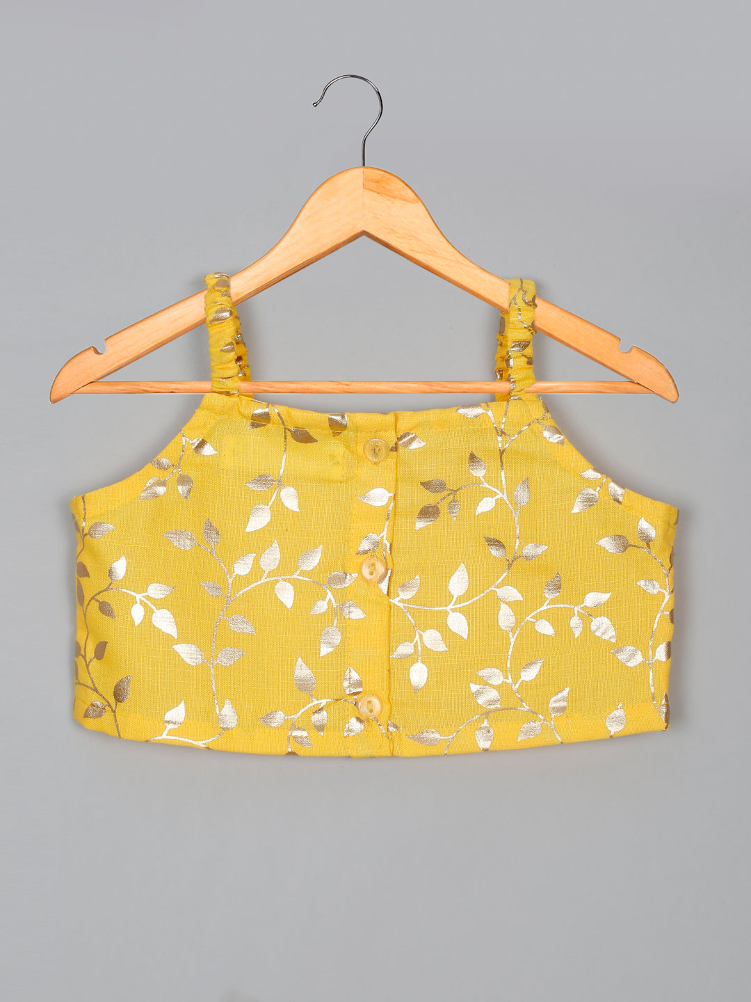 saka-designs-square-neck-foil-printed-lehenga-choli-with-dupatta-for-girls-yellow-1