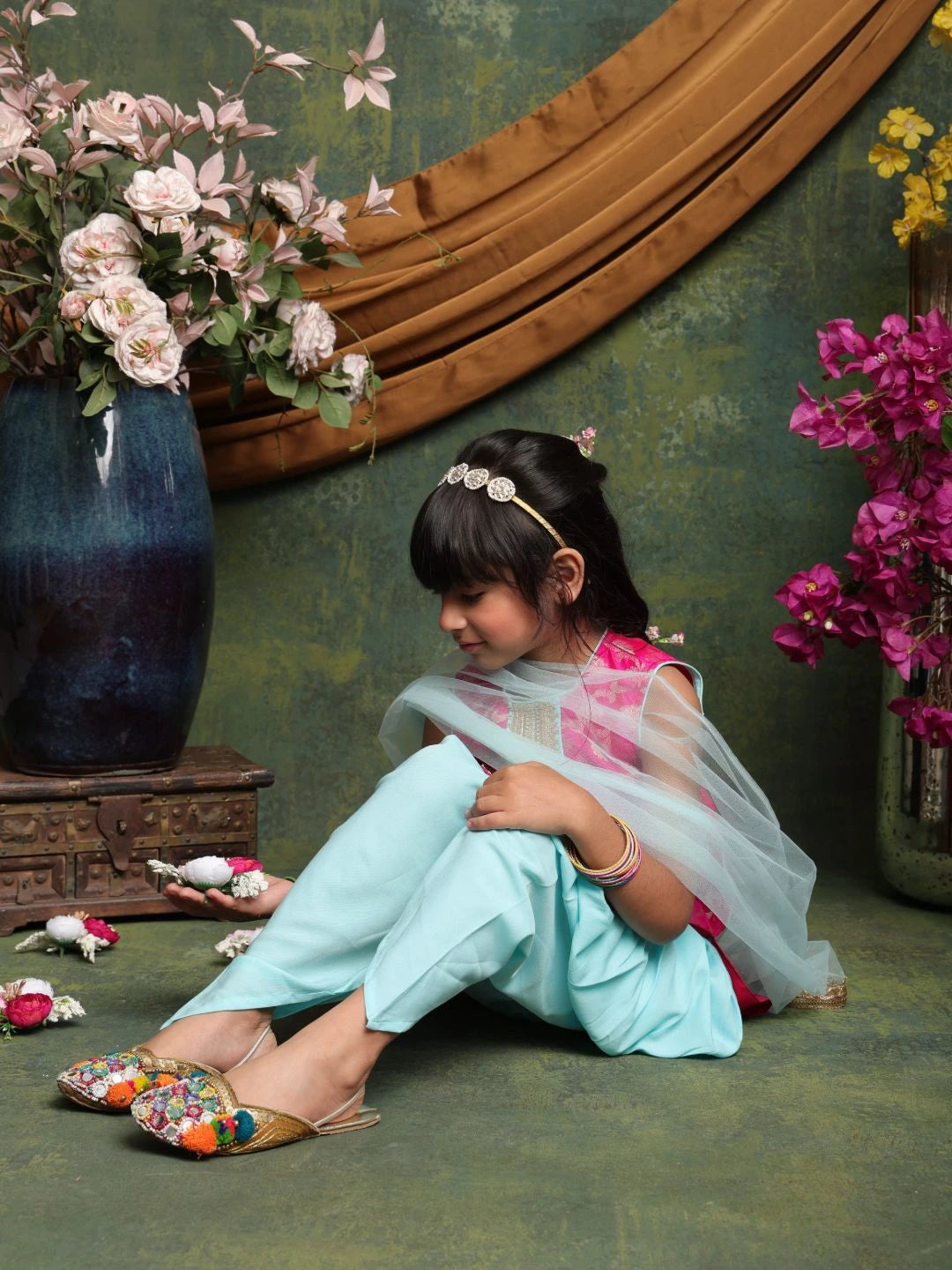 vibrant-magenta-blue-patiala-suit-for-girls-brocade-kurti-dhoti-pants-dupatta-saka-designs