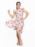 Saka Designs Cream Girl's Knee Length Dress