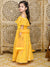 Saka Designs Emberoidered Yellow Lehenga Choli With Dupatta