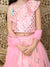Saka Designs Girl Pink Lehenga Choli With Dupatta
