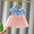 Girls Dress with Bow Applique