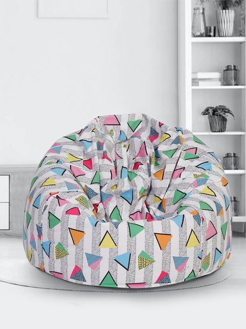 Quirk Print Canvas XXL Bean Bag Cover