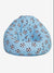 Multicolour Ball Print Blue Canvas XXL Bean Bag Cover