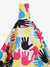 Multicolour Hand Printed Canvas XXL Bean Bag Cover