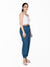 Navy Blue Cotton Lounge Pants for Teens