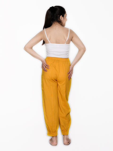 Mustard Cotton Lounge Wear for Teens