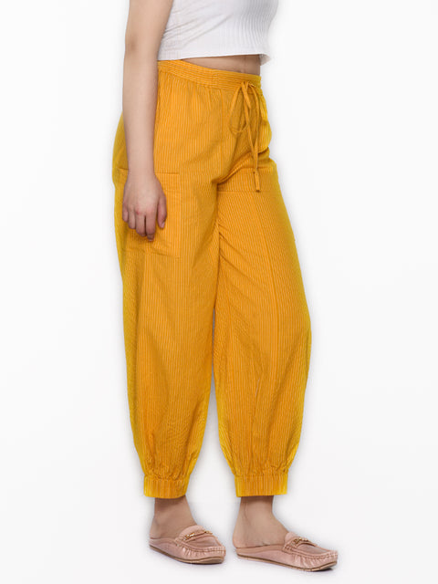 Mustard Cotton Lounge Wear for Teens