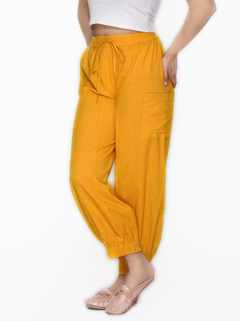 Mustard Cotton Lounge Wear for Teens