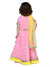 Saka Designs Girl Pink Poly Chanderi Lehenga Choli With Dupatta