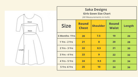 Saka Designs Rust & Green Girl's Maxi Dress/Gown With Dupatta & Belt