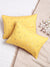Yellow Gold Polka Dots Cushion Cover - Rectangle