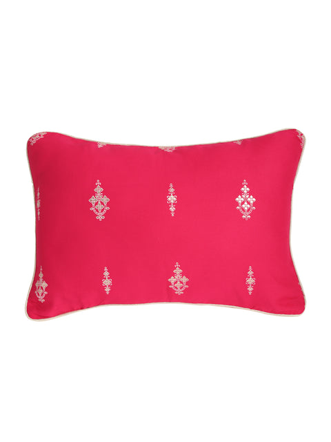 Gold on Magenta Cushion Cover - Rectangle