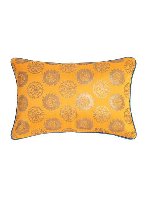 Gold Motif Cushion Cover - Rectangle