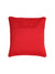 Red Mustard Gold Print Cushion Cover - Sqaure