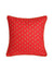 Gold Print on Red Cushion Cover - Square