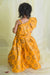 Saka Designs Girl Mustard Jacquard Lehenga Choli With Dupatta