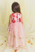 Saka Designs Pink & Blue Girl'S Maxi Gown