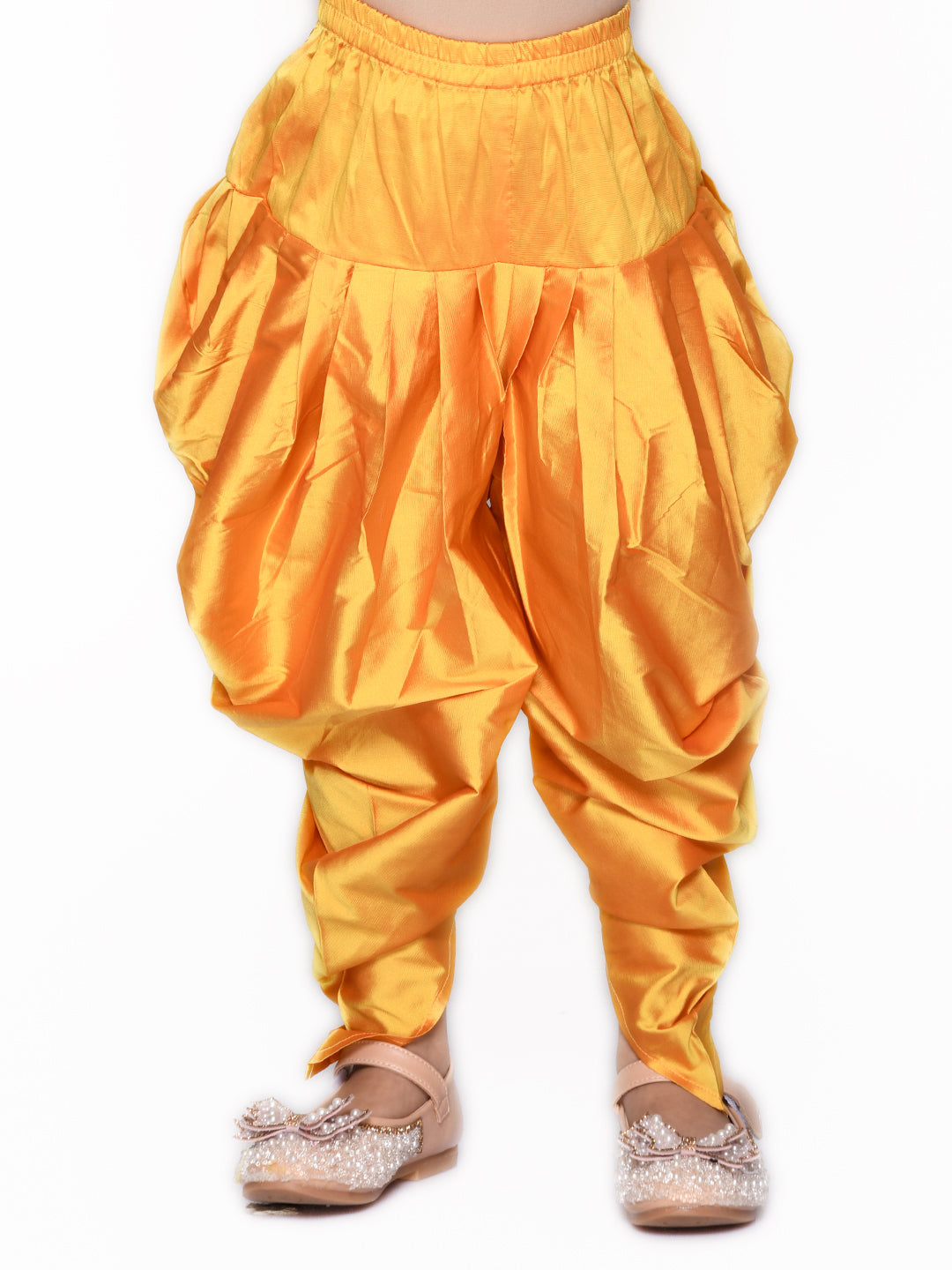 Saka Designs Red Jaquard Kurta With Sequenced Cape & Orange Salwar