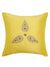 Indian Ethnic Hand Embroidered Cushion Covers - Lime Yellow