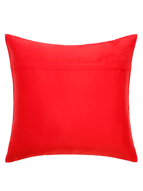 Indian Ethnic Hand Embroidered Cushion Covers - Red