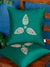 Indian Ethnic Hand Embroidered Cushion Covers - Bottle Green